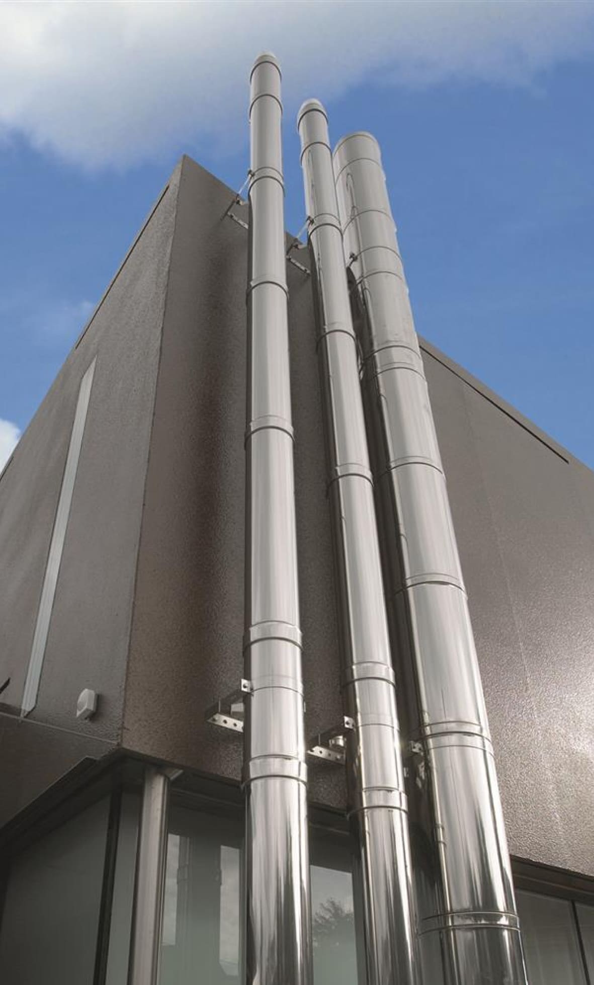 Edelstahlkamin ICS des Herstellers Schiedel © Schiedel