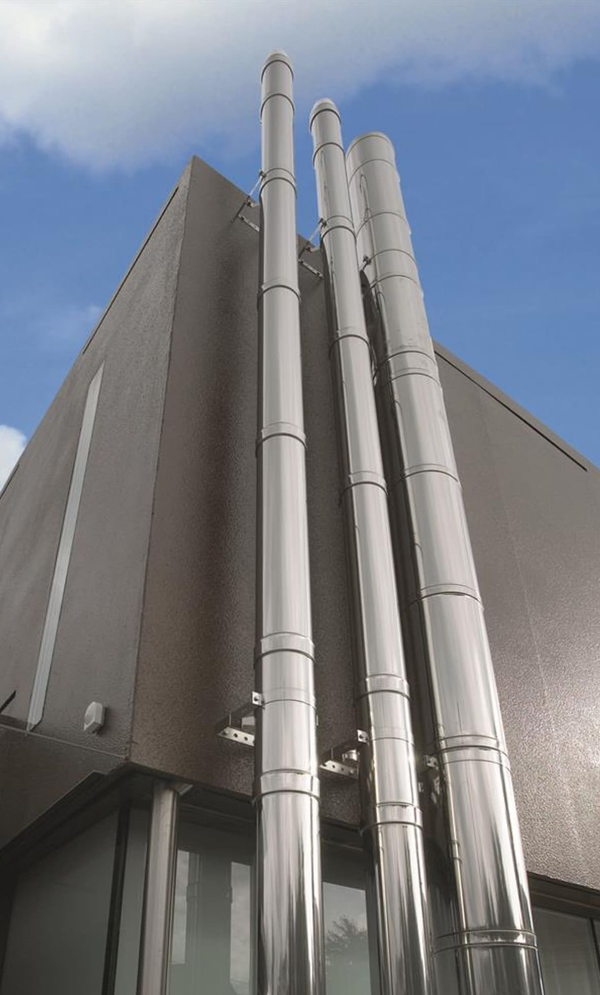 Kaminverlängerung aus Edelstahl von KTS Kamintechnik Stranger