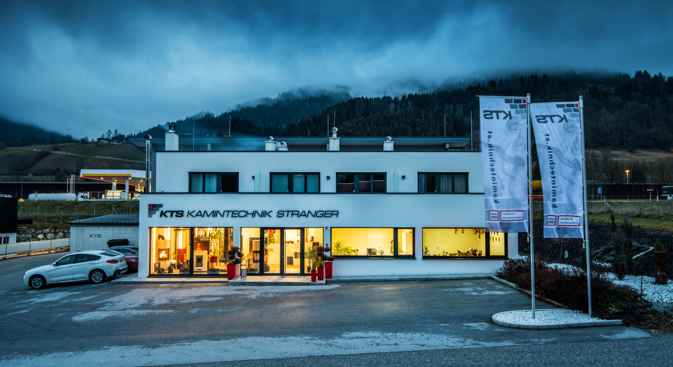 Vorderansicht der Firma KTS Kamintechnik Stranger aus Eben im Pongau © Lorenz Masser Fotografie