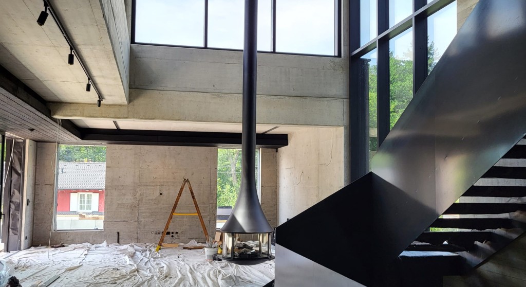 Hochwertiger und moderner Designkamin von JC Bordelet © JC Bordelet