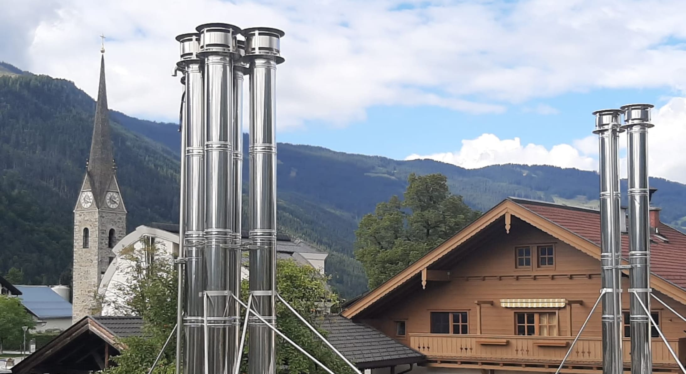 Großprojekt Kamin: Bäckerei in Pinzgau, Salzburger Land
