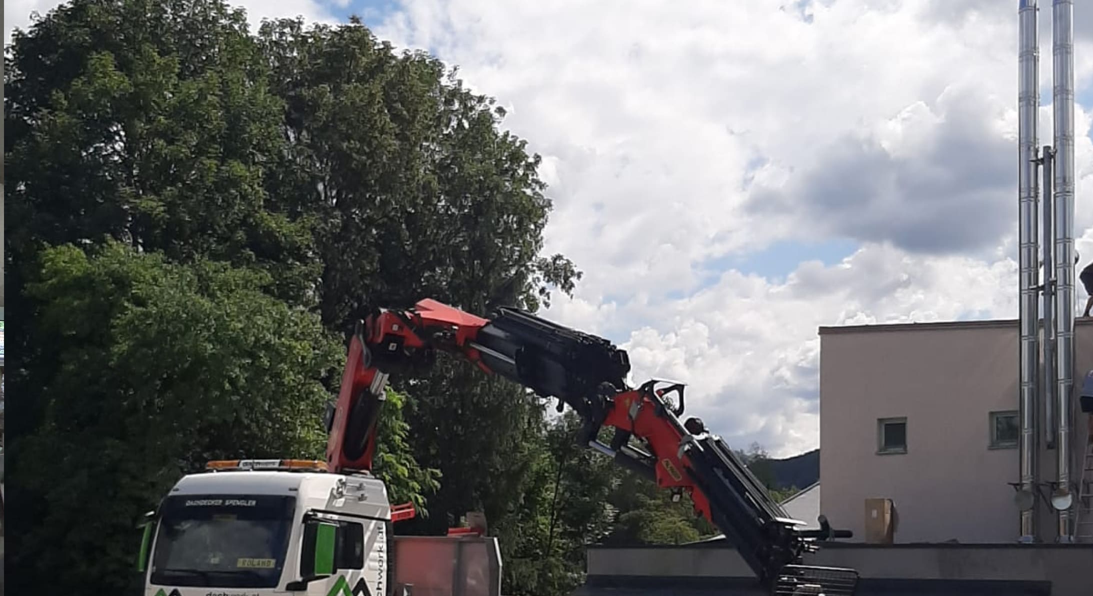 Großprojekt Kamin: Heizwerk in Rif, Salzburg