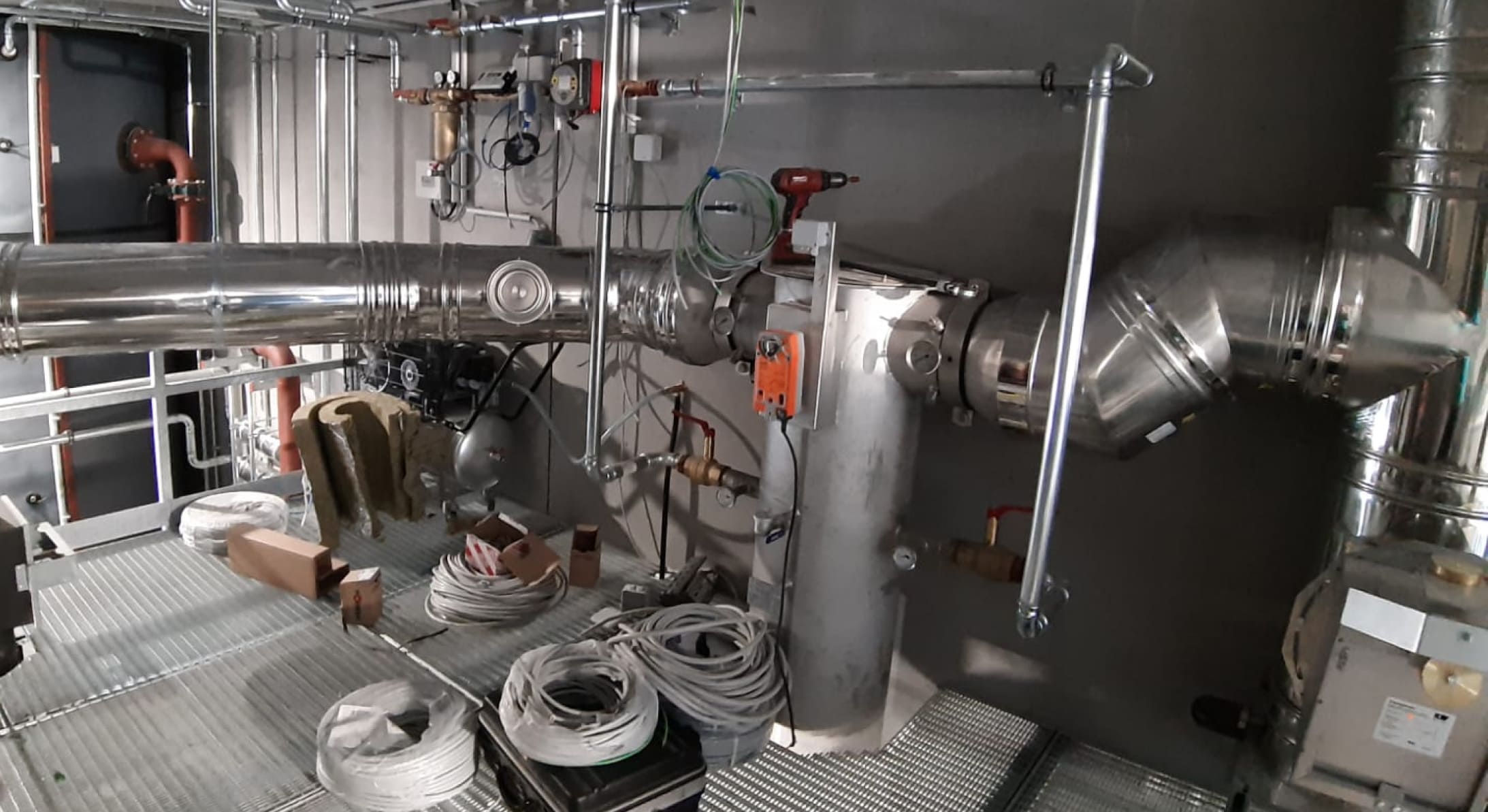 Großprojekt Kamin: Heizwerk in Rif, Salzburg