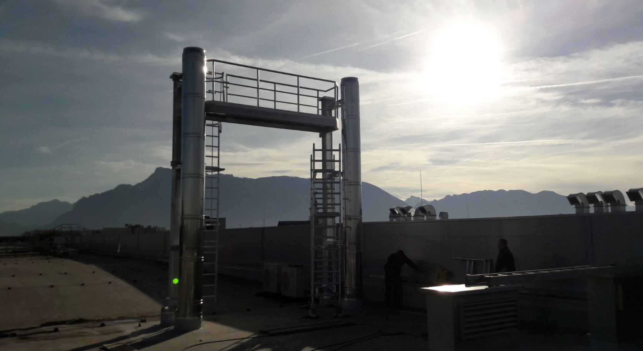 Großprojekt Kamin: Errichtung einer Kaminanlage in Wals, Salzburg