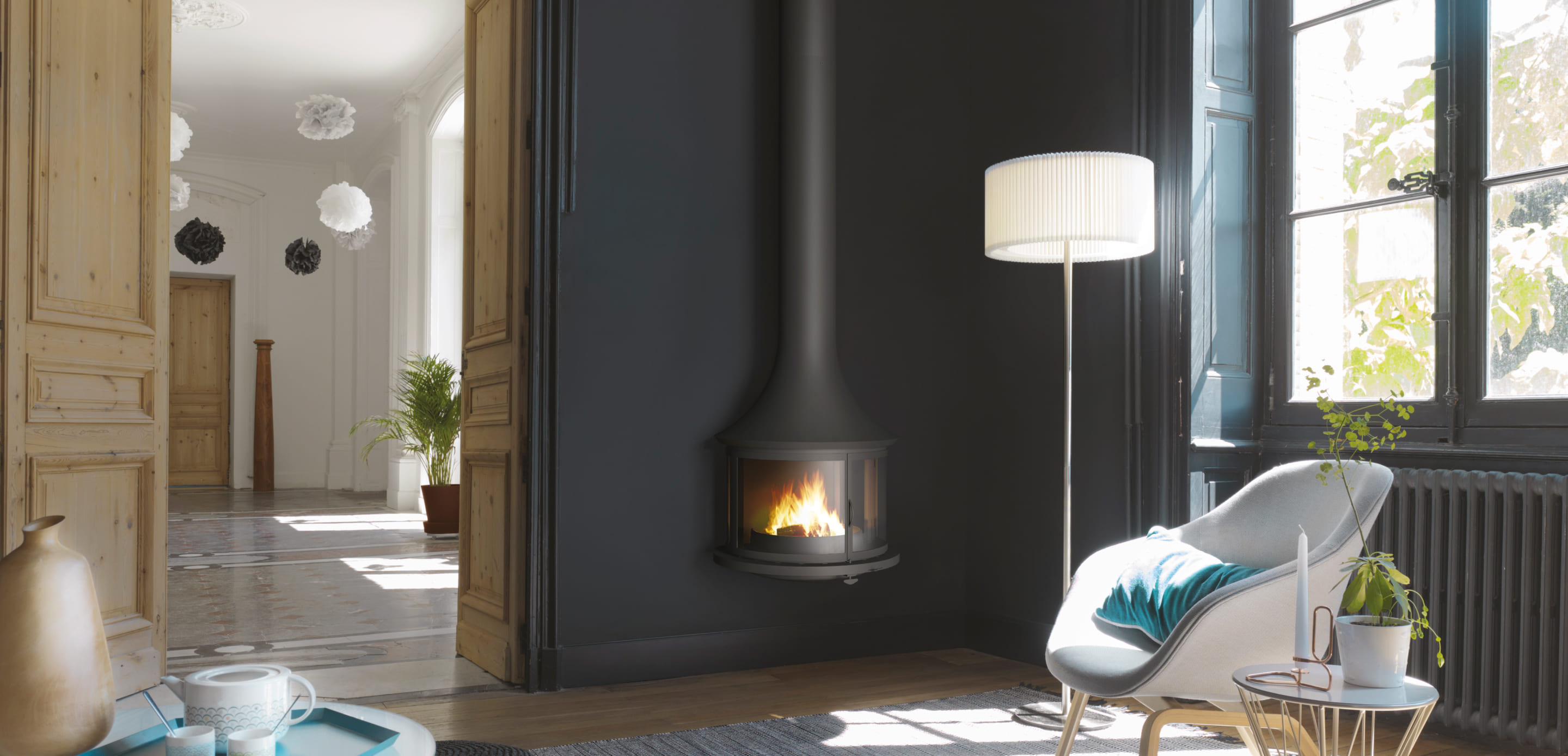 Moderner und stilvoller Designkamin von JC Bordelet © JC Bordelet